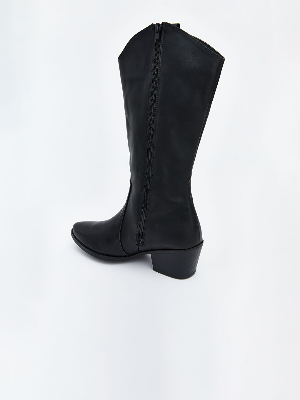 Leather Look Women's Cowboy Boot-4