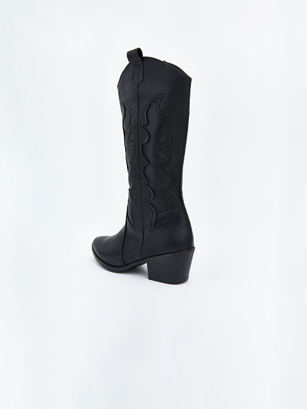 Leather Look Women's Cowboy Boot-5