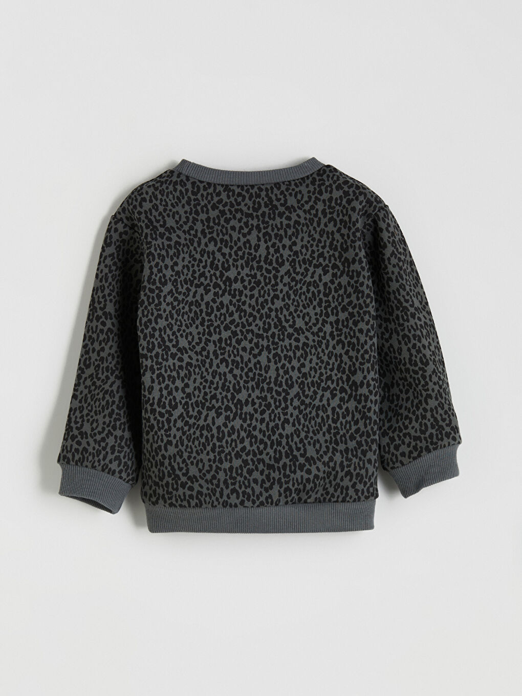 Crew Neck Printed Girls' Sweatshirt-2