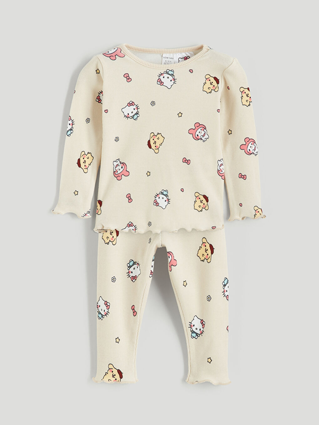 Baby Girl BEIGE Pyjama Set-2