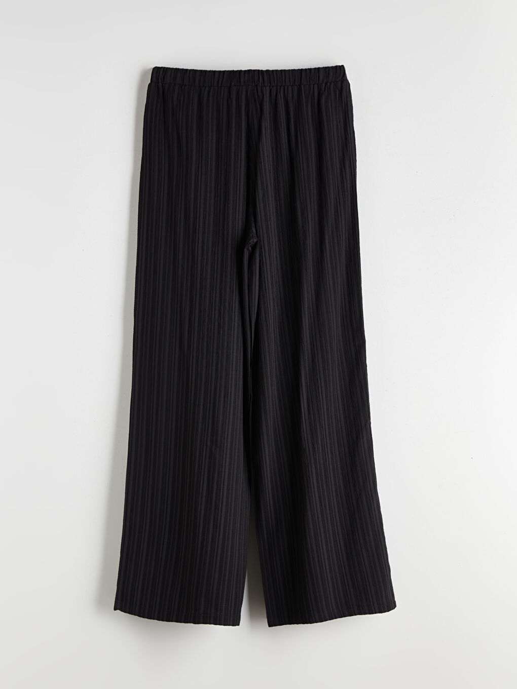 Women's Elastic Waist Linen Blend Trousers-7