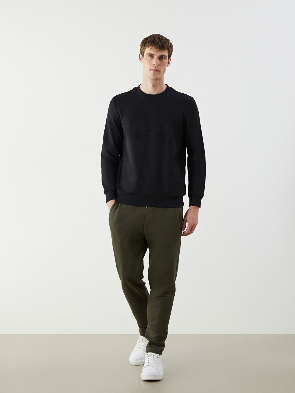 Haki Standart Kalıp Erkek Jogger Eşofman Altı