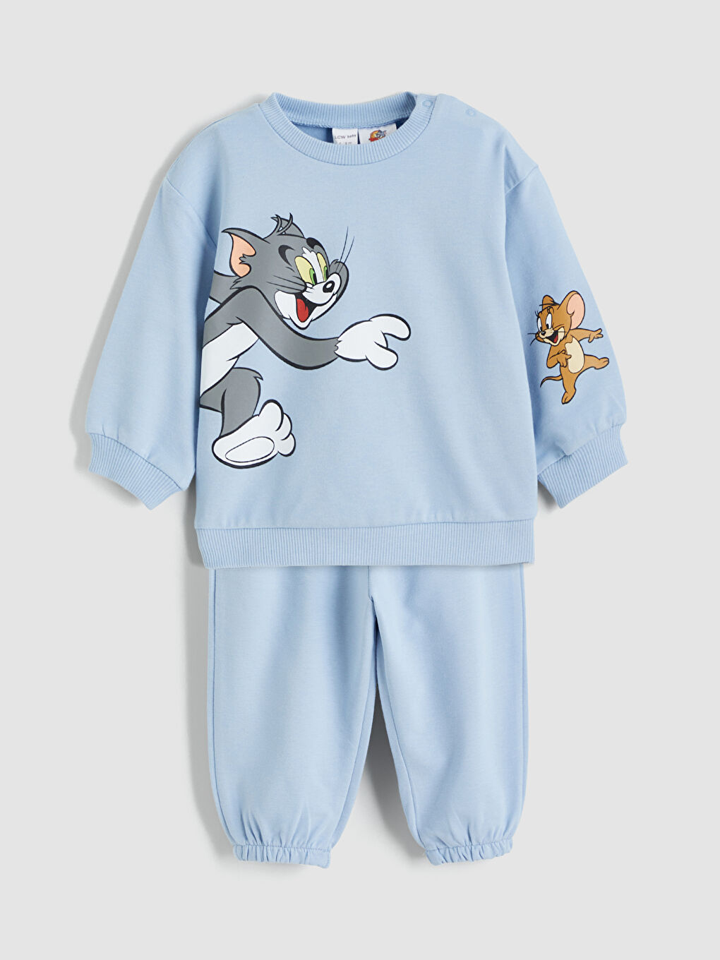 Tom and Jerry Printed Baby Boys' Sweatshirt and Sweatpants