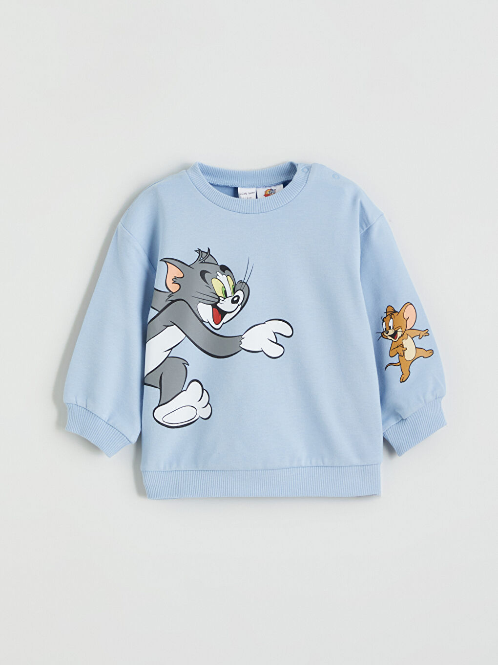 Tom and Jerry Printed Baby Boys' Sweatshirt and Sweatpants-1