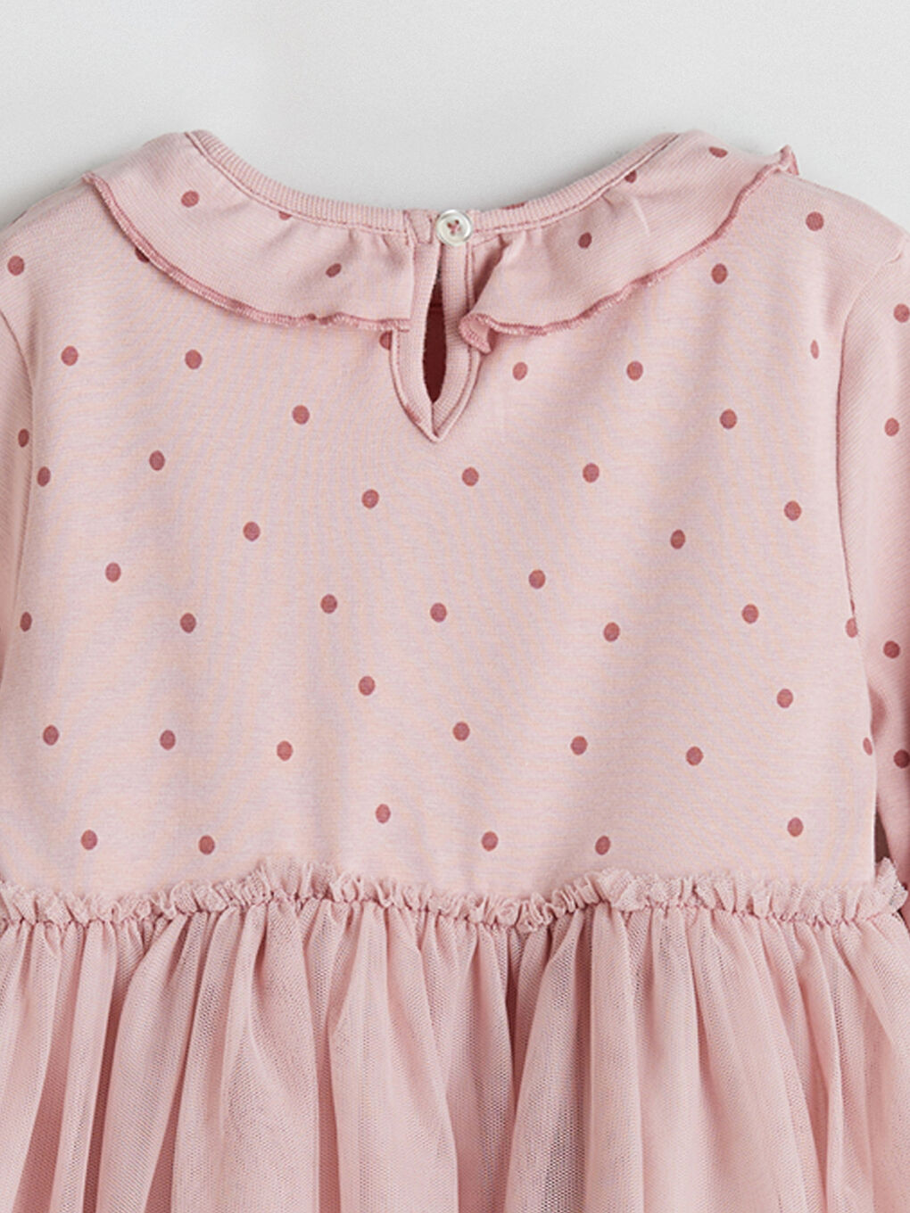 Crew Neck Girls' Tutu Dress-1