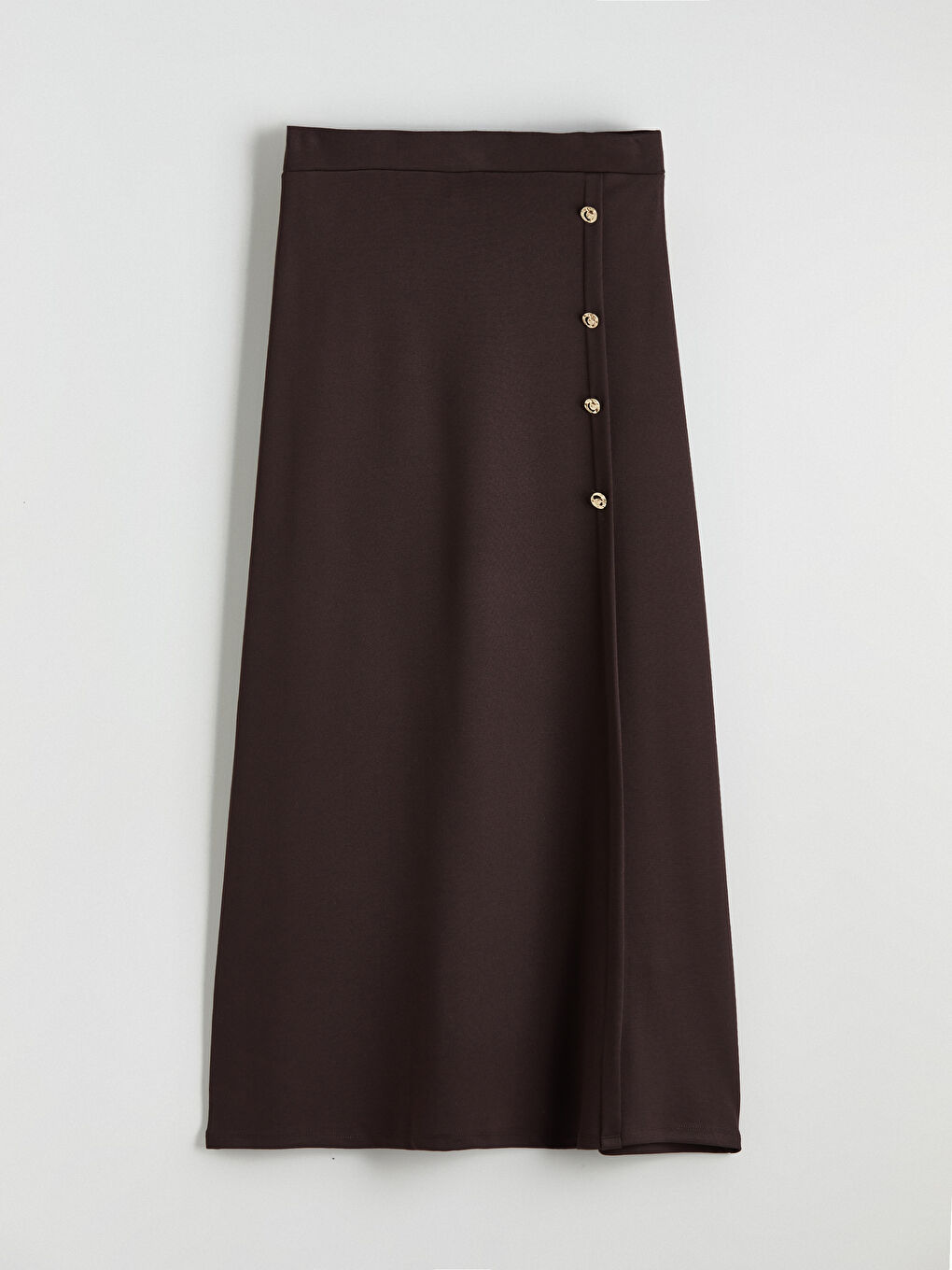 Kahverengi Beli Lastikli A Kesim Etek-4