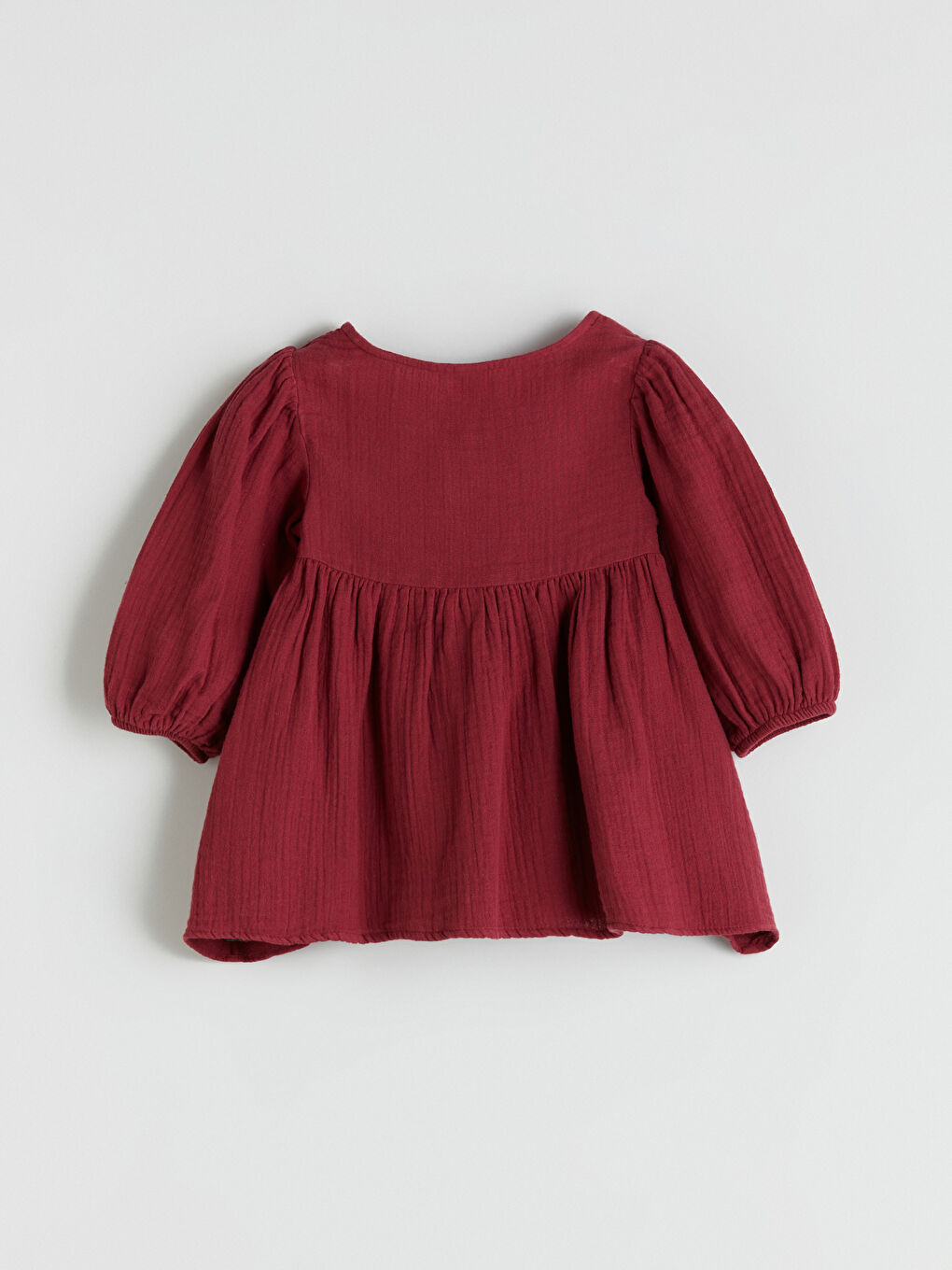 LCW ECO Crew Neck Bow Detailed Girls' Dress -W5HI96Z1-YYP