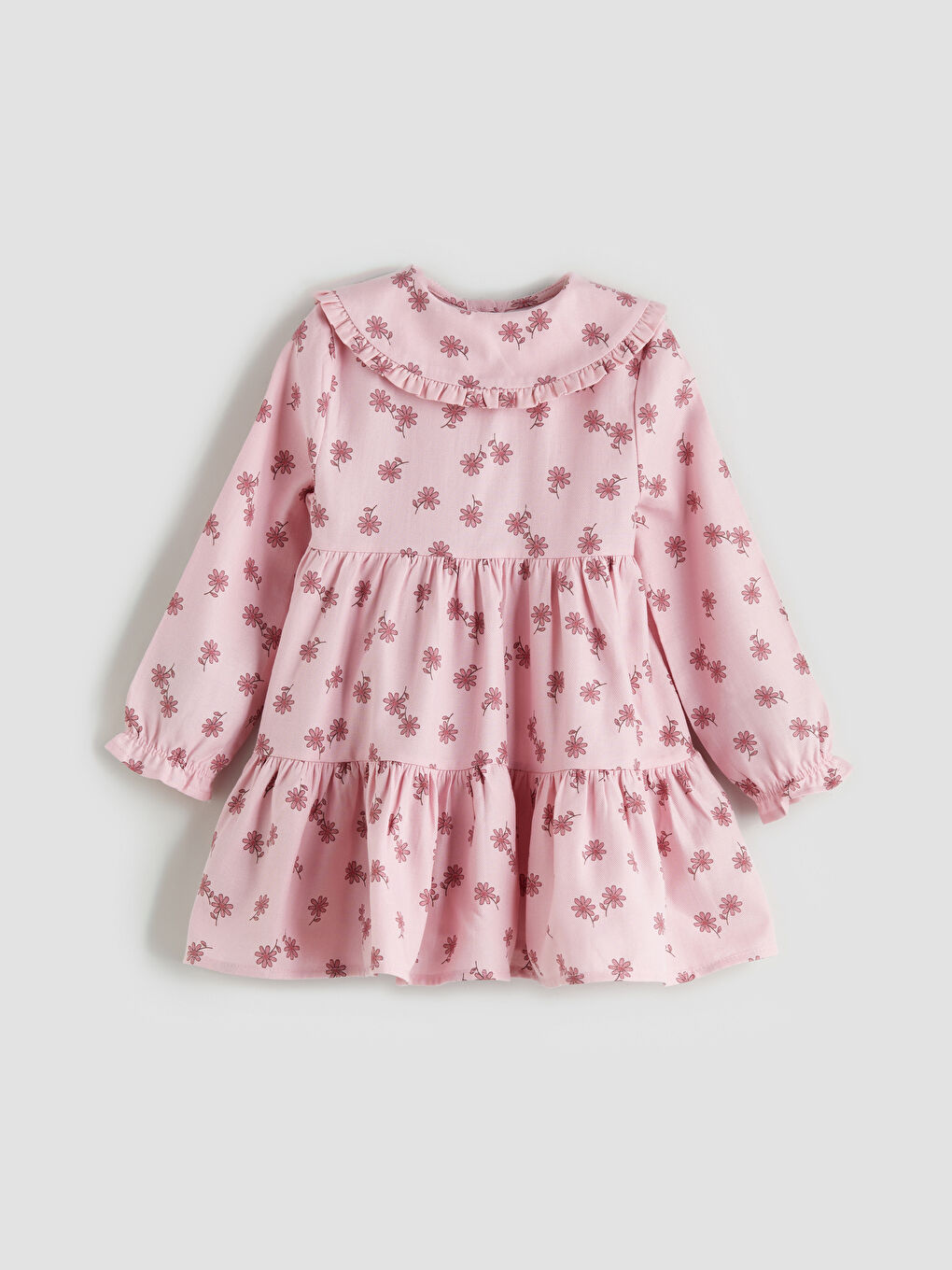 Peter Pan Collar Floral Baby Girls' Dress-1