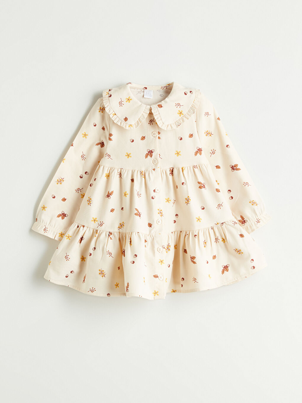 LCW ECO Baby Girl BEIGE Dress -W5HJ40Z1-LQA