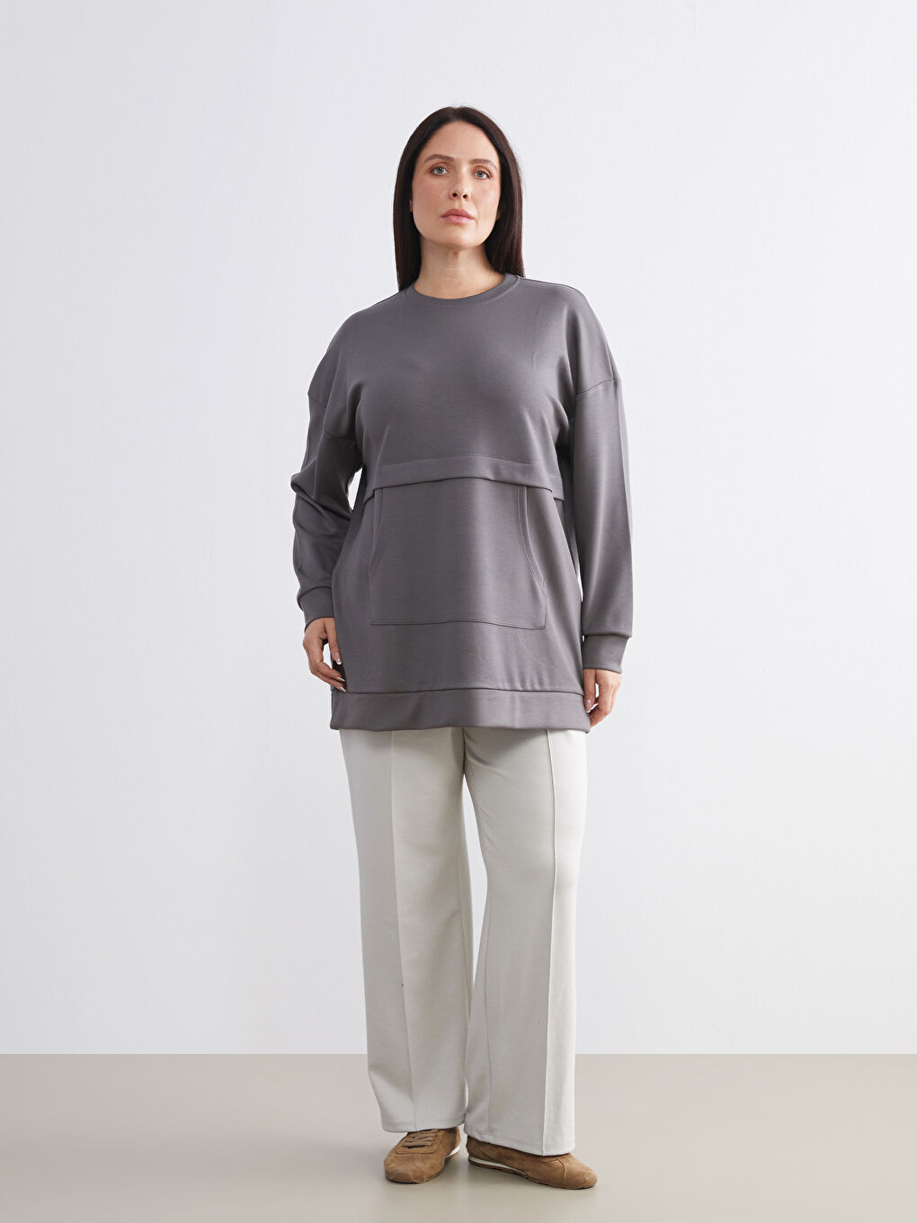 تونیکی سویتشێرت خۆڵه‌مێشی ژن-10