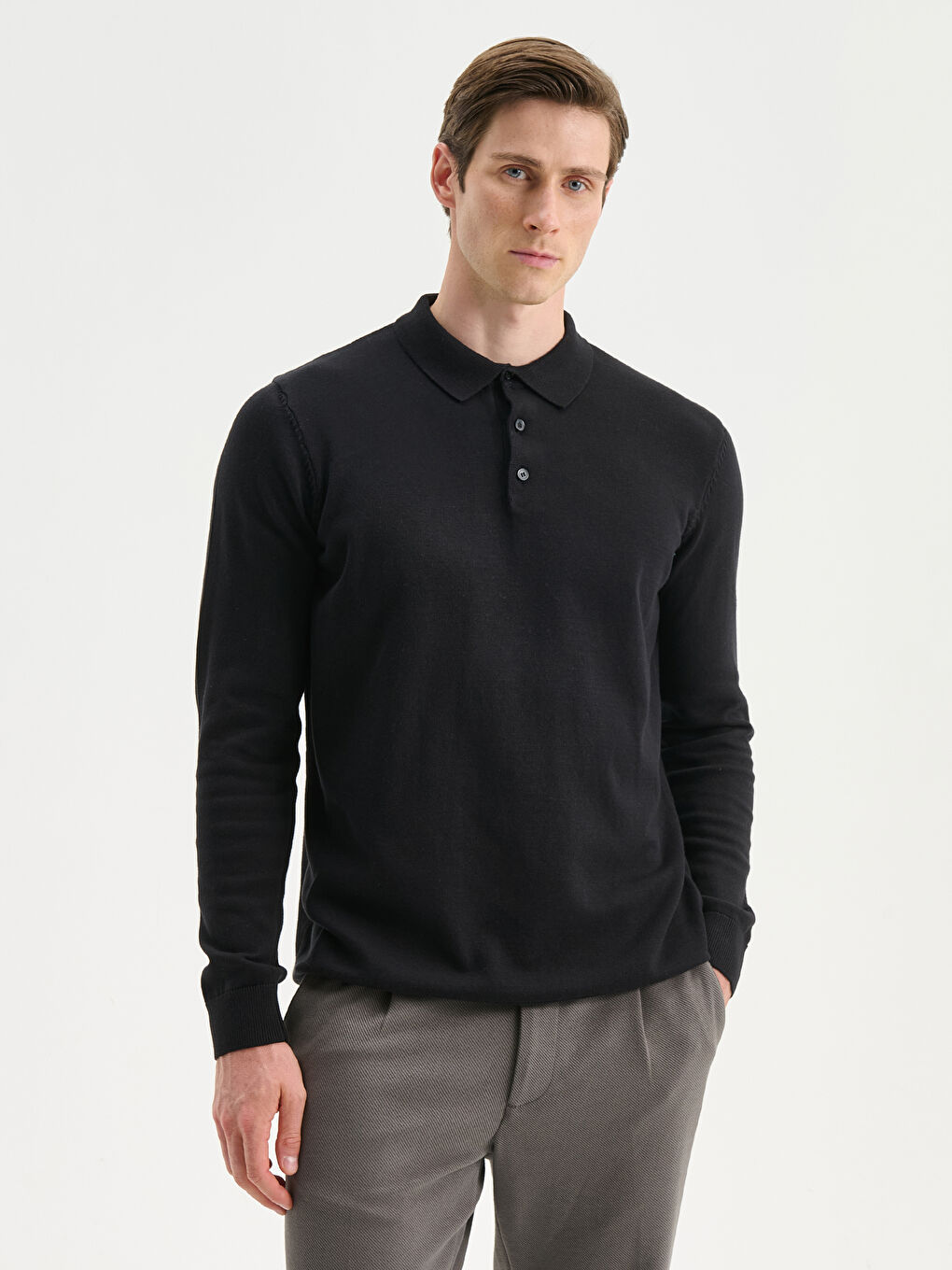 Pull-over en tricot à col roulé