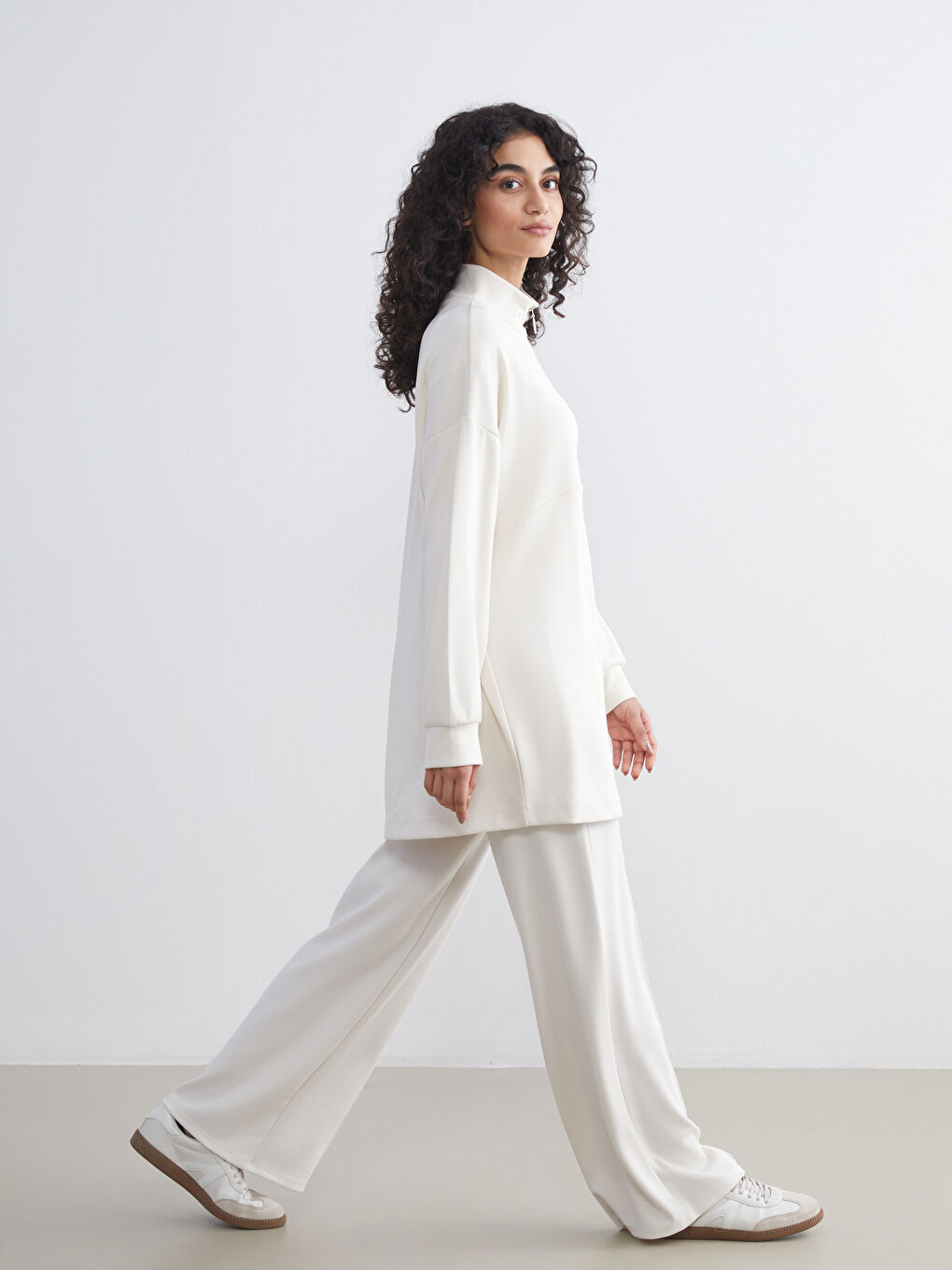 LCW Modest Women's Sweatpants with Elastic Waist -W5HJ83Z8-FEJ