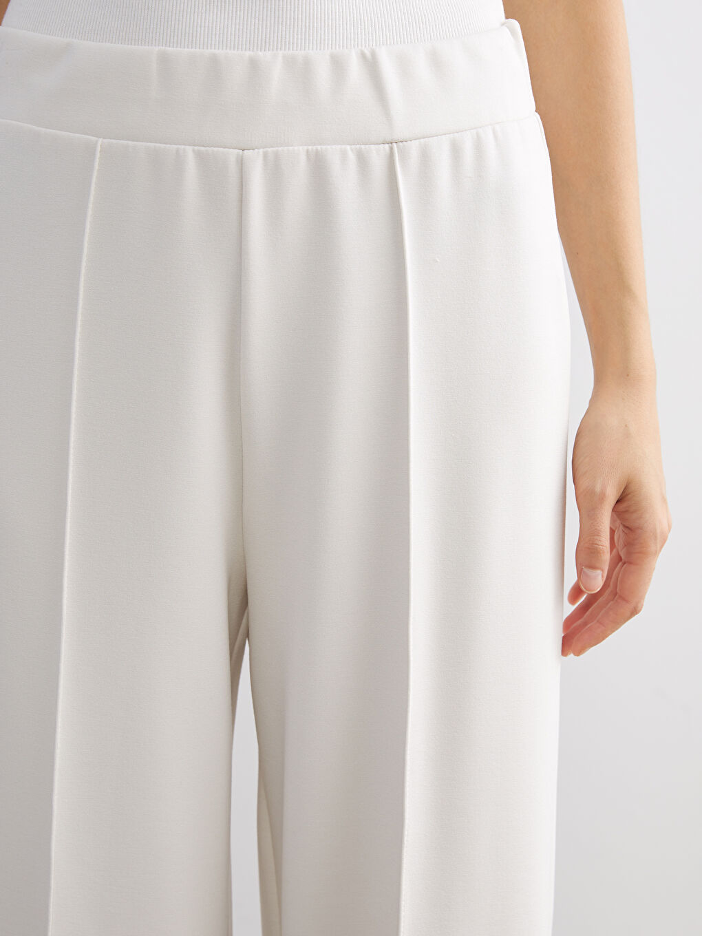 بنطال رياضي بيج امرأة-4