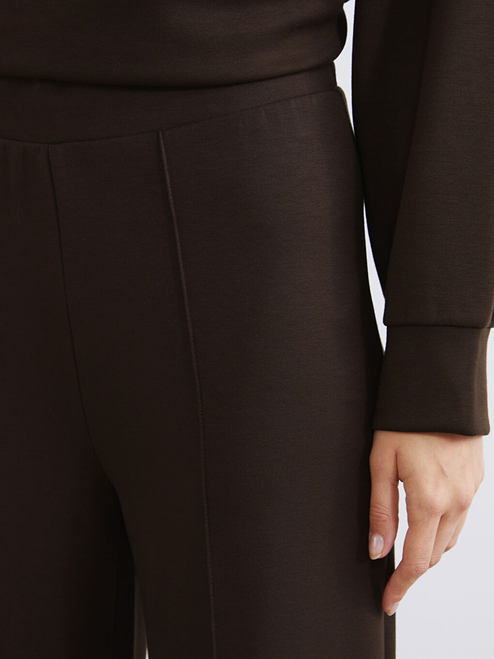 Stitched Front Women's Sweatpants-2