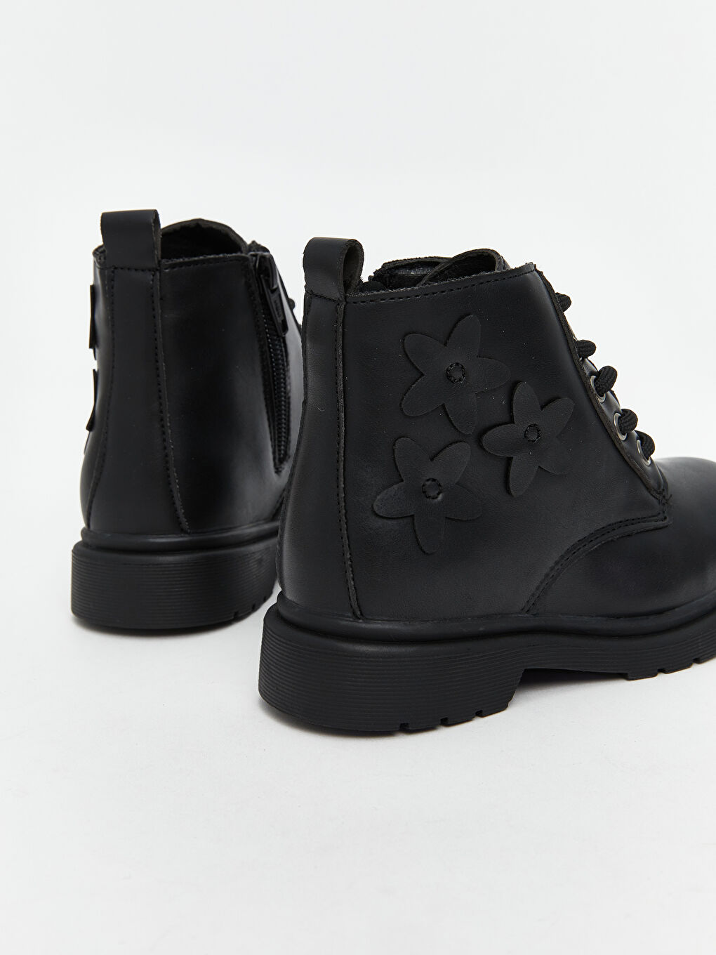 Ботинки из искусственной кожи для малышек девочек-4