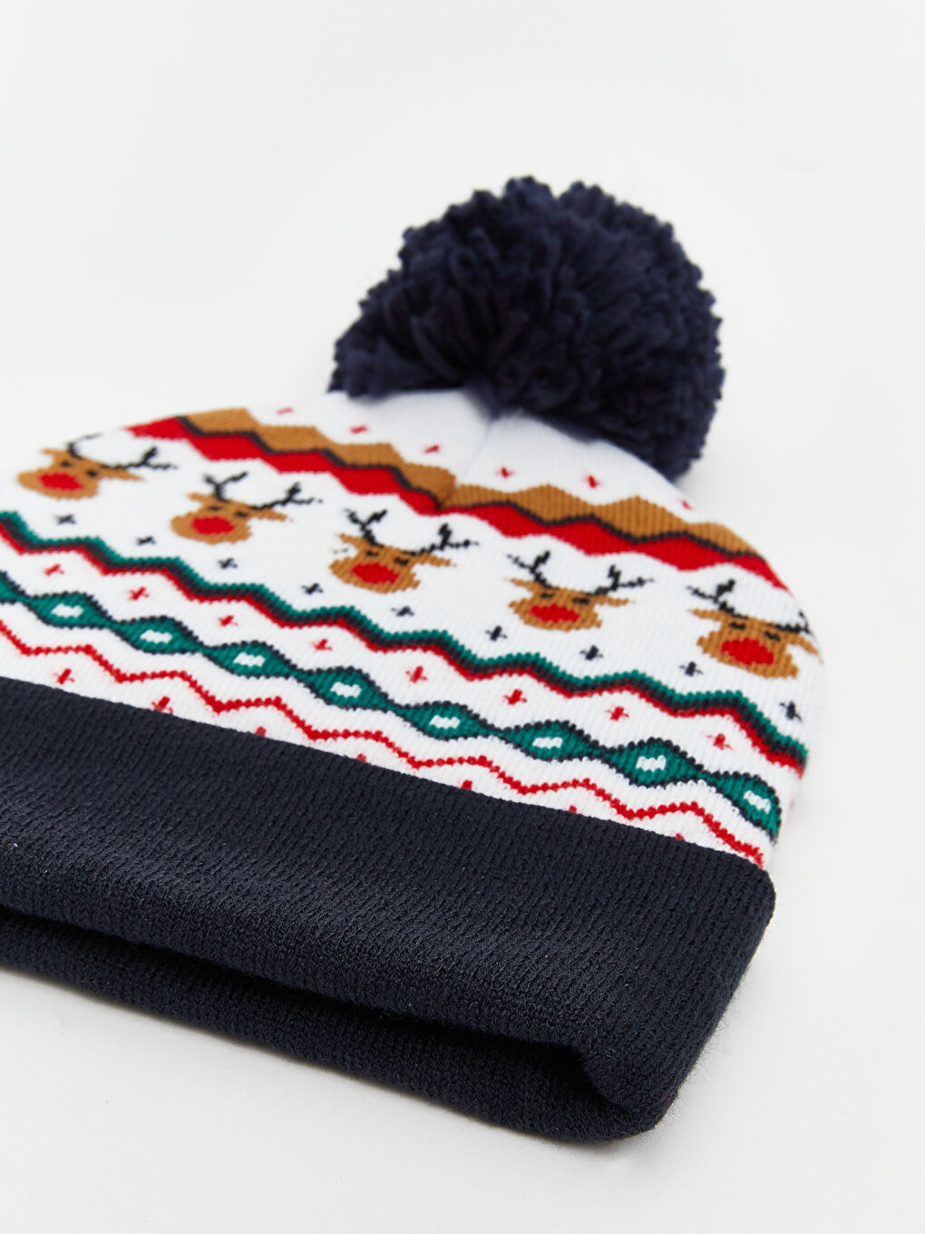 New Year's Themed Boy's Knitwear Beret-2