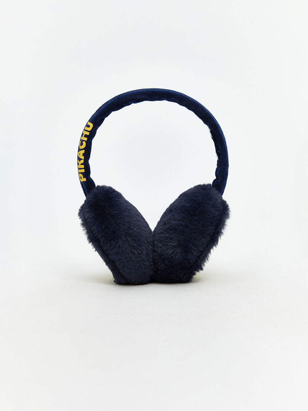 Lacivert Pokemon Baskılı Pelüş Erkek Çocuk Kulaklık-1