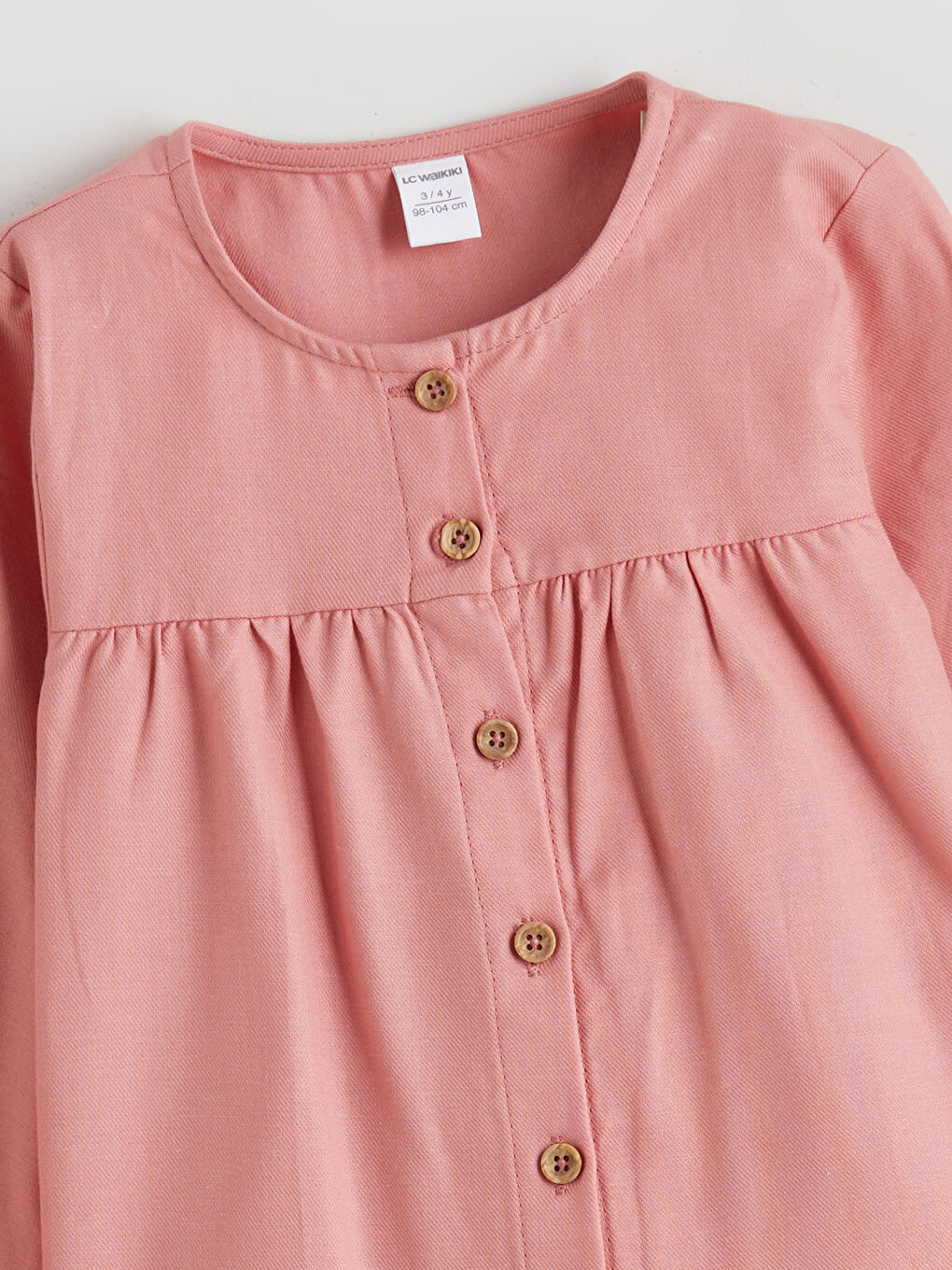 LCW ECO Girl PINK Shirt -W5HK09Z1-GD6