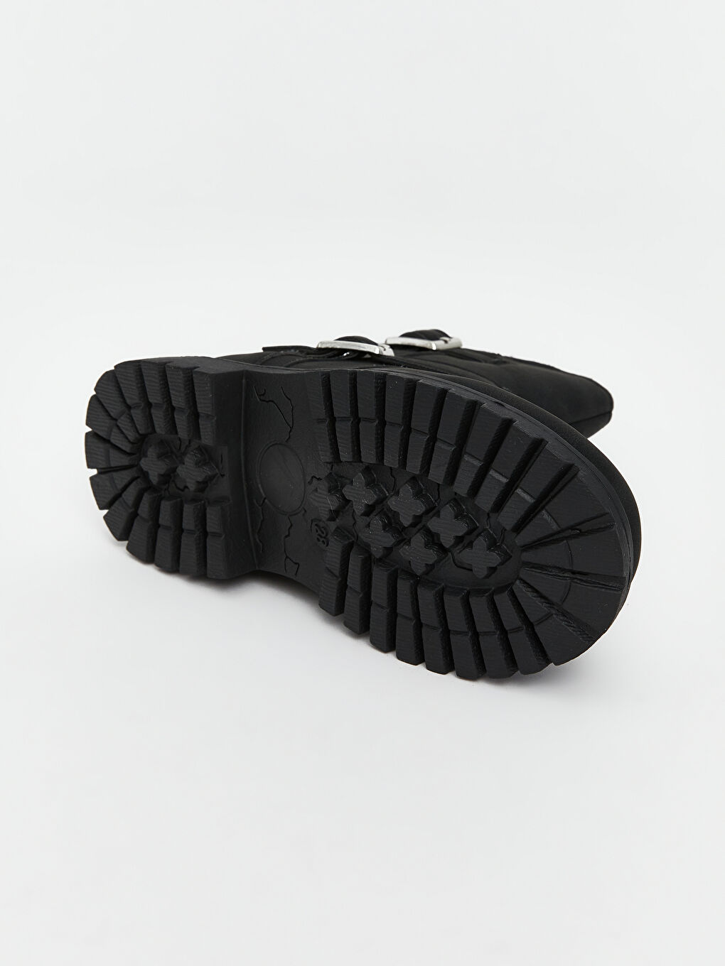 Сәби қыздарға арналған жасанды замша етік-3