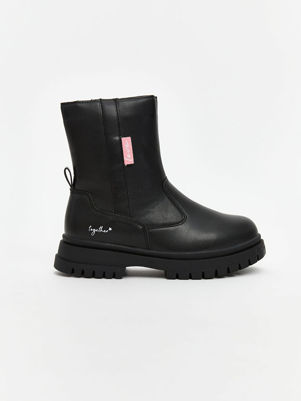 Ботинки из искусственной кожи для девочек-1