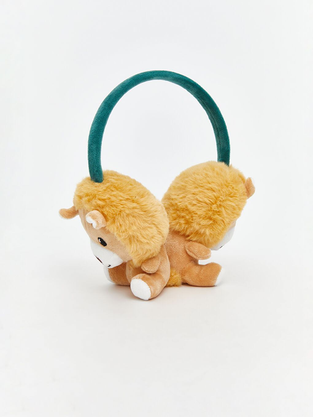 Sarı Aslan Figürlü Erkek Çocuk Pelüş Kulaklık