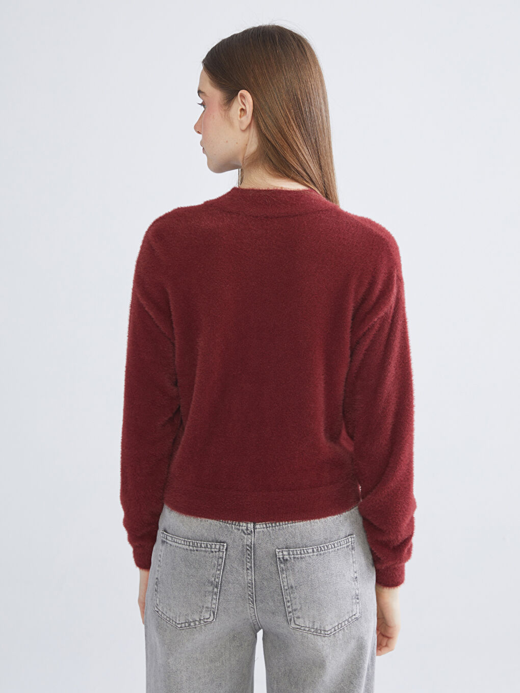 Half Turtleneck Women's Knitwear Sweater-3