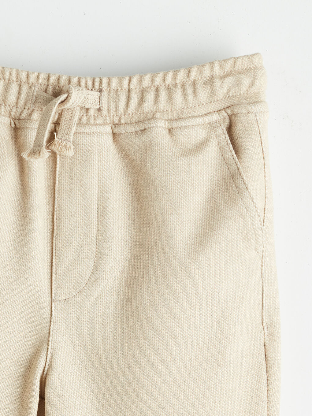 Boys' Textured Trousers with Elastic Waist-2