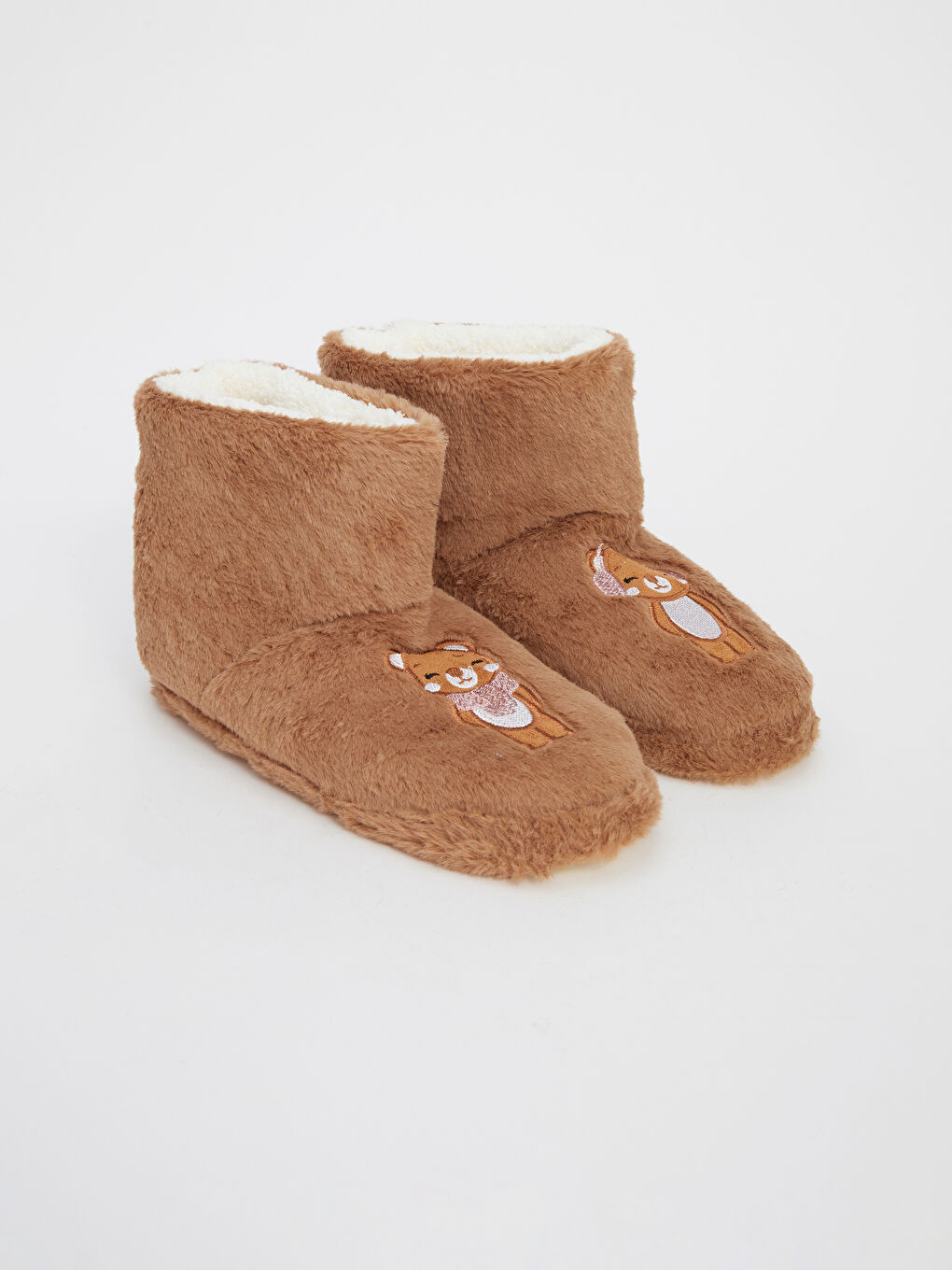 LCW STEPS Girl BEIGE Slipper Boots -W5HK76Z4-SHH