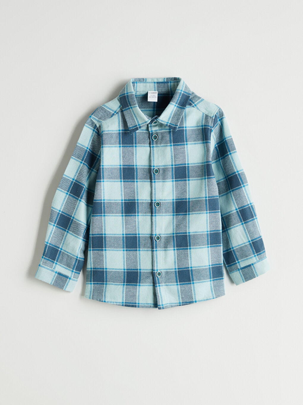 LCW ECO Long Sleeve Plaid Boys' Shirt -W5HK89Z1-LEN