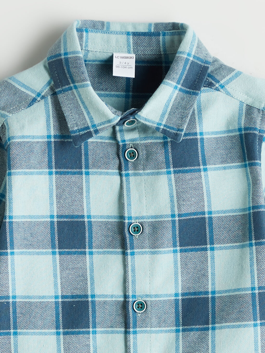 LCW ECO Long Sleeve Plaid Boys' Shirt -W5HK89Z1-LEN