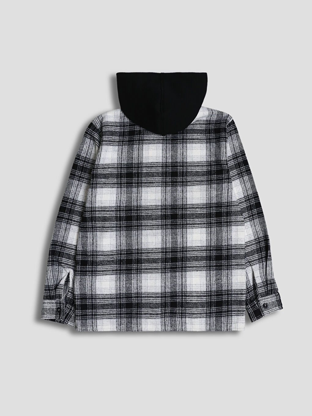 Long Sleeve Plaid Boys' Shirt-1