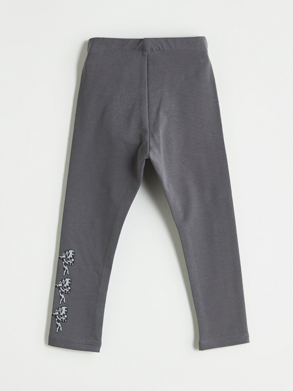 Леггинсы с эластичным поясом и принтом для девочек-3