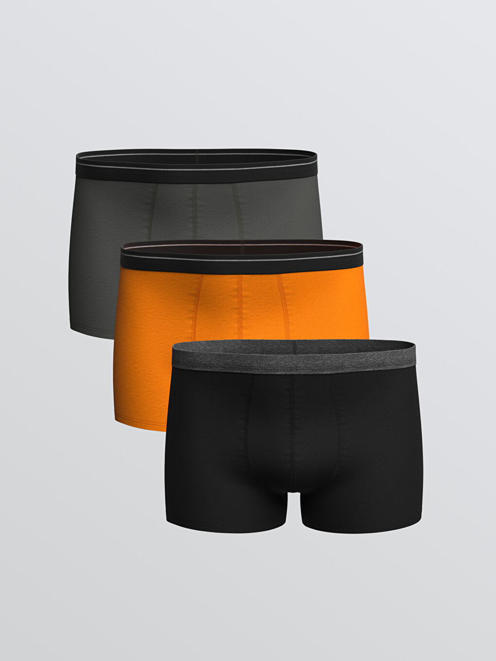 LCW ECO Standard Fit Cotton Stretch Men's Boxer 3-pack -W5HL55Z8-F9C