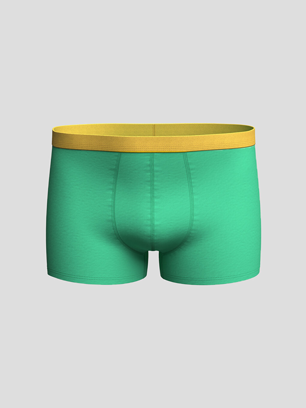 Karışık Standart Kalıp Pamuklu Esnek Erkek Boxer 3'lü-1