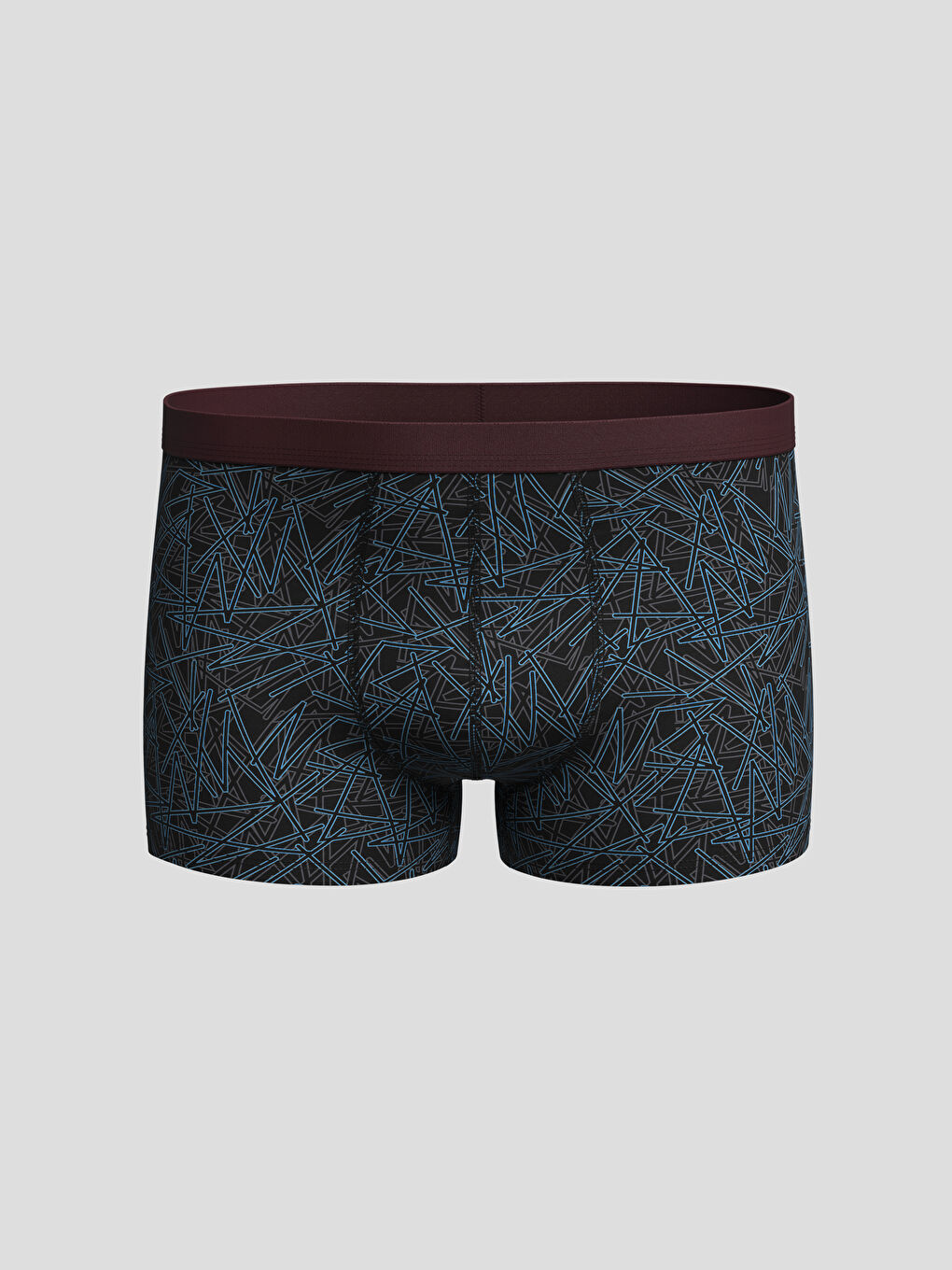 Karışık Standart Kalıp Pamuklu Esnek Erkek Boxer 3'lü-3