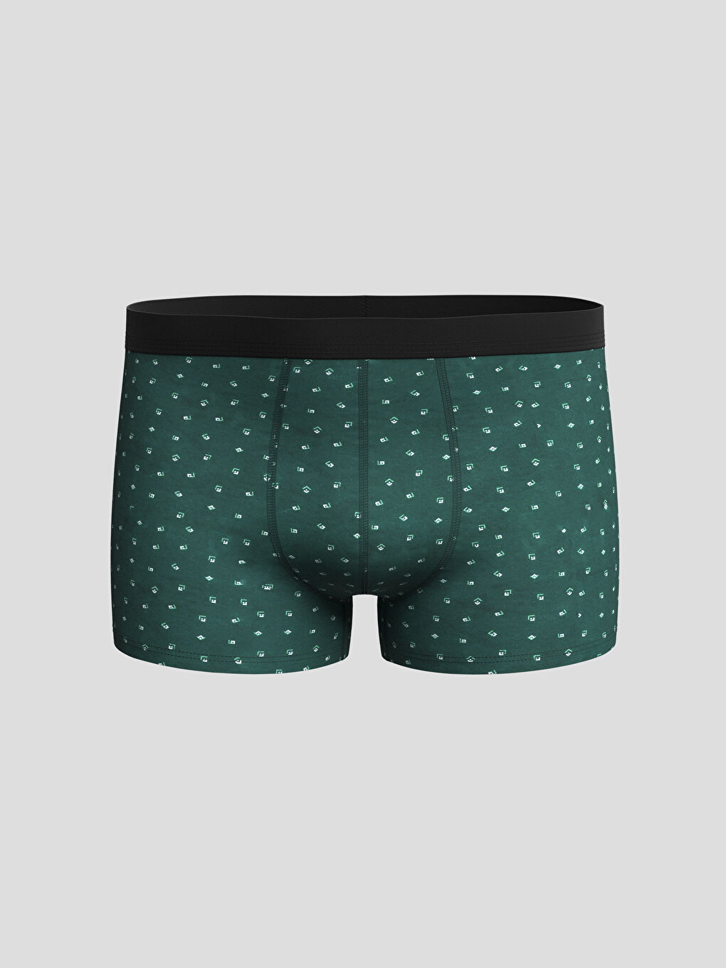 Karışık Standart Kalıp Pamuklu Esnek Erkek Boxer 3'lü-3