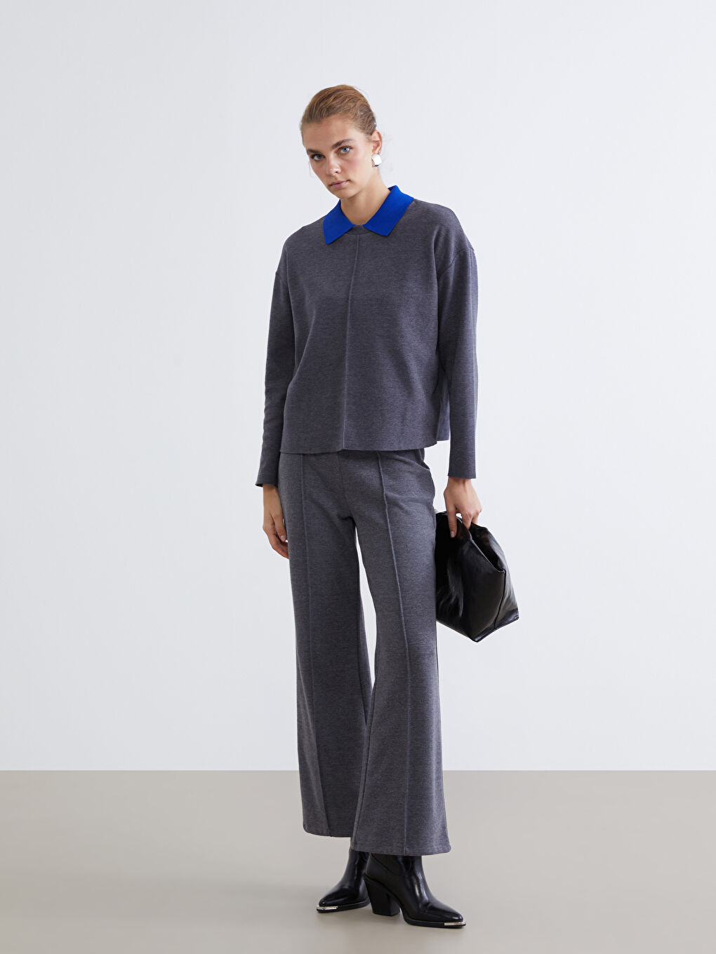 Woman ANTHRACITE Sweater-1