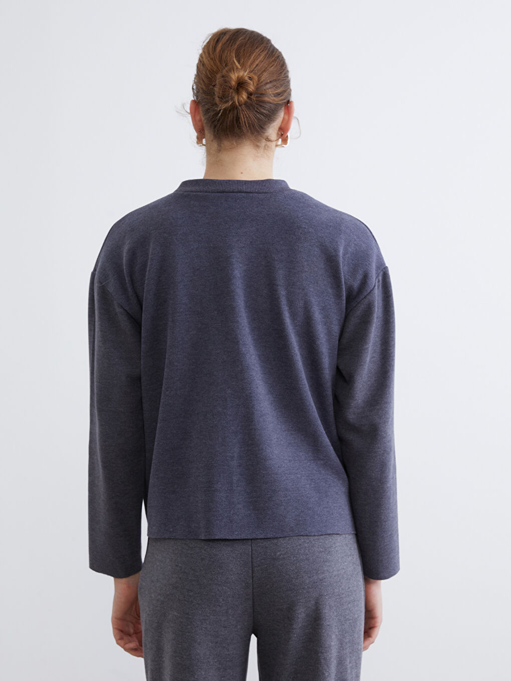 Woman ANTHRACITE Sweater-3
