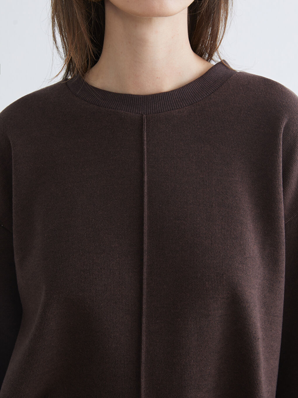 Woman BROWN Sweater-2