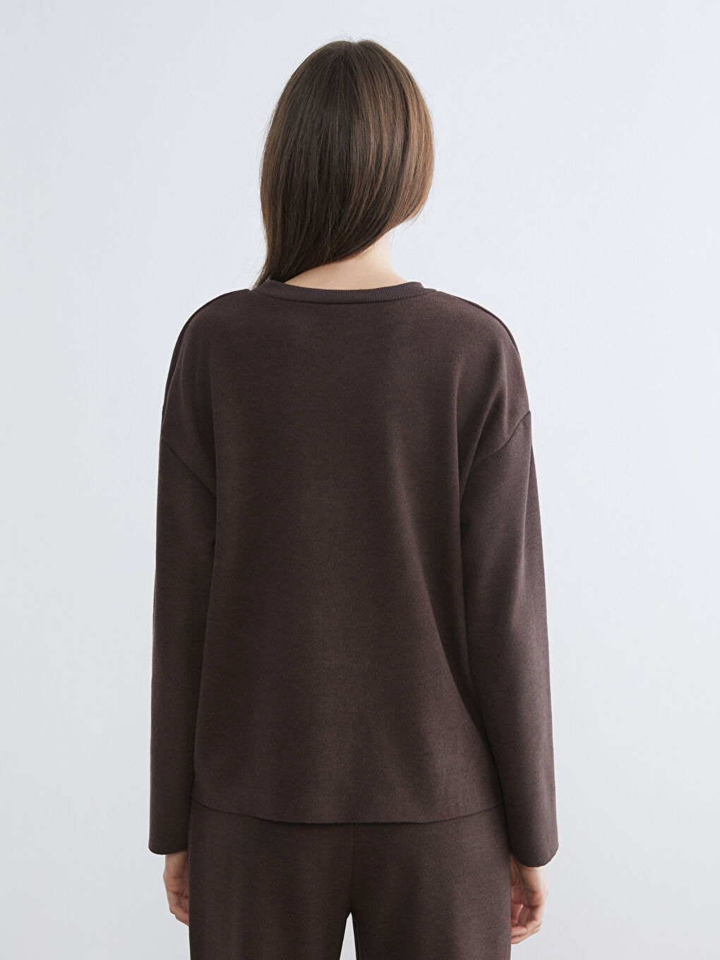 Woman BROWN Sweater-3