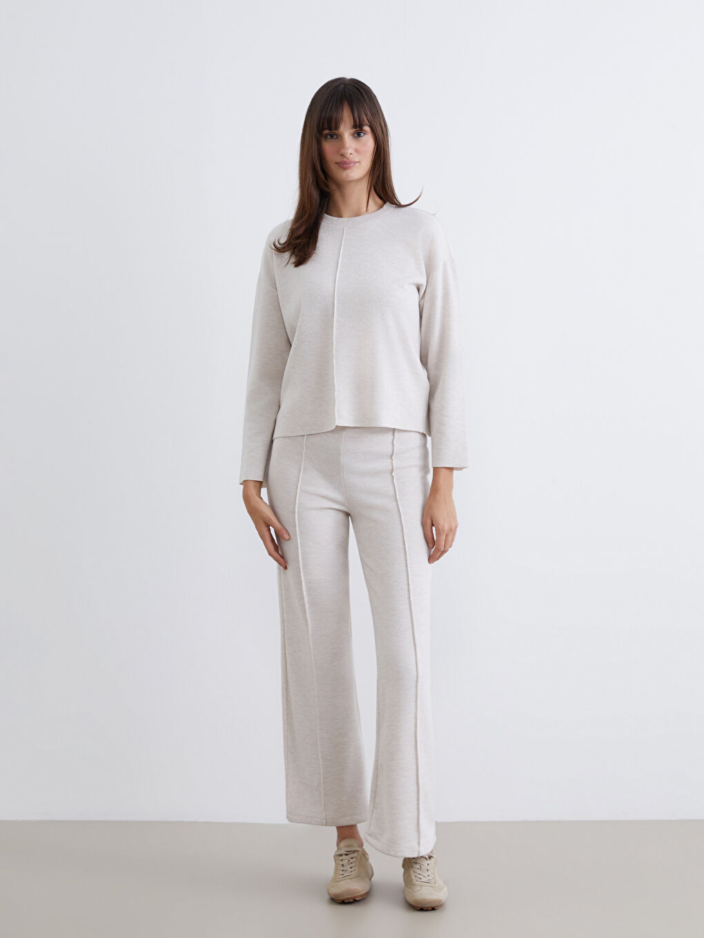 Woman ECRU Sweater-1