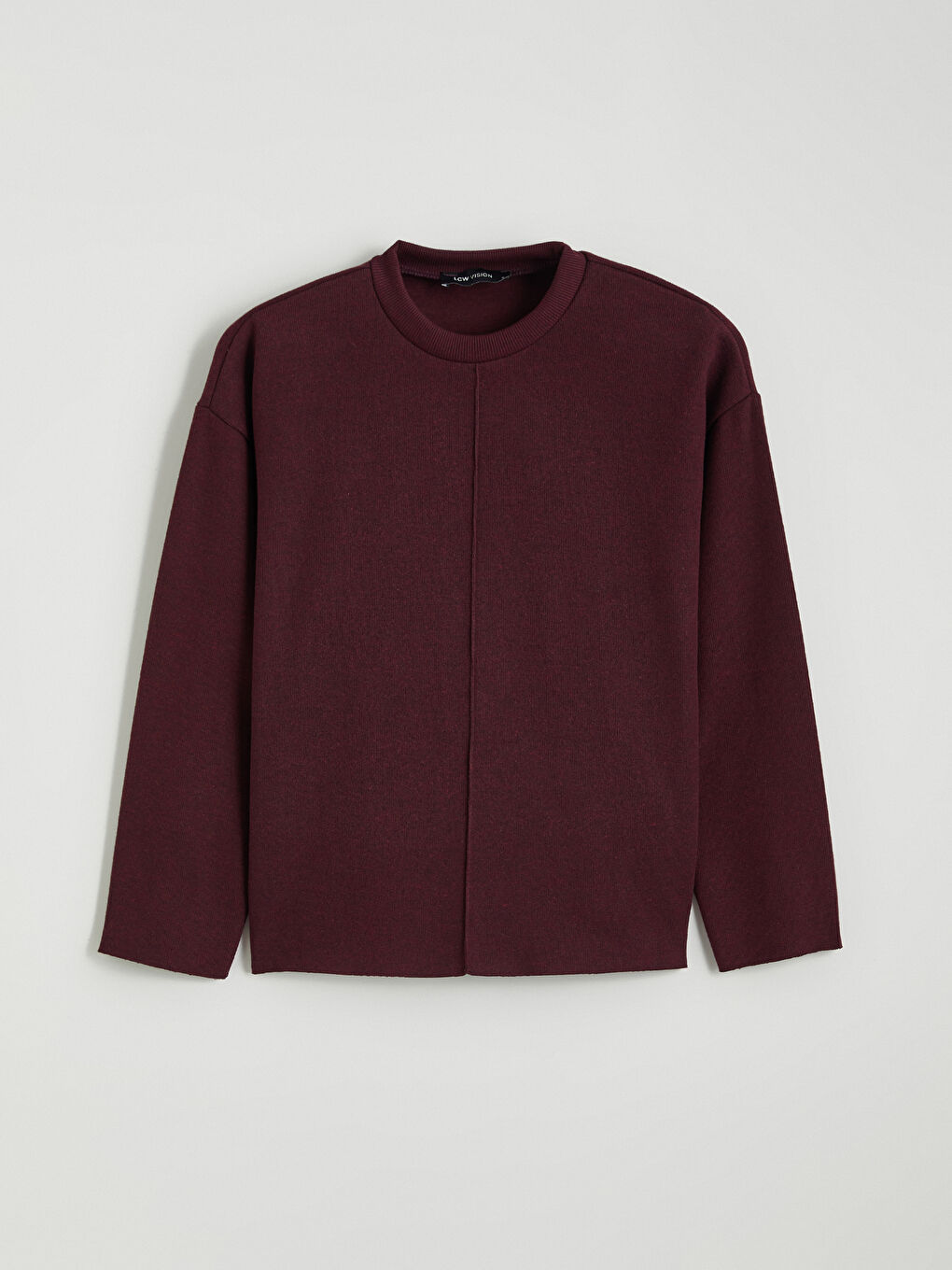 Женщины Бордовый Свитер-4