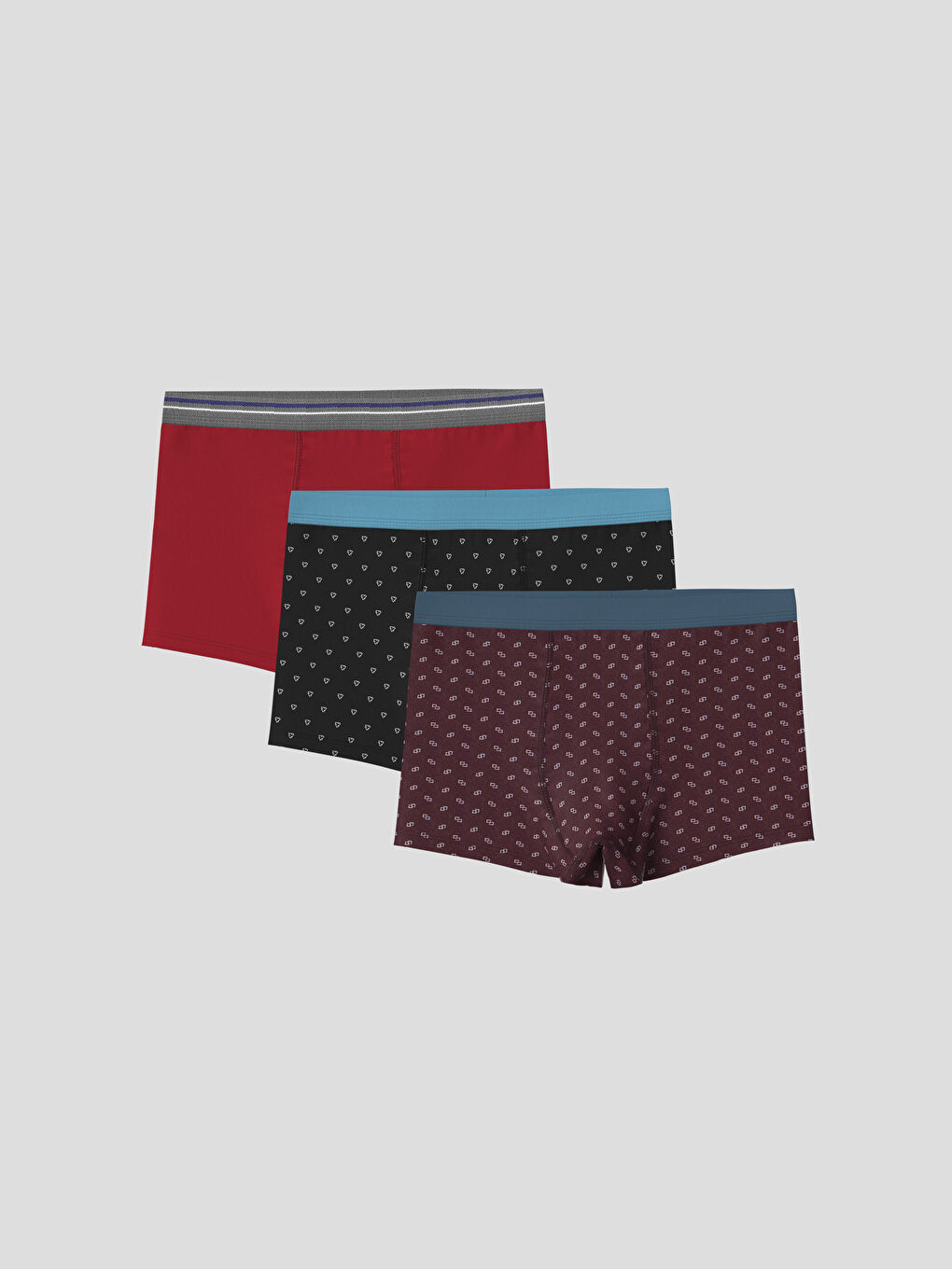 Printed Boys' Boxer Trunks 3-Pack