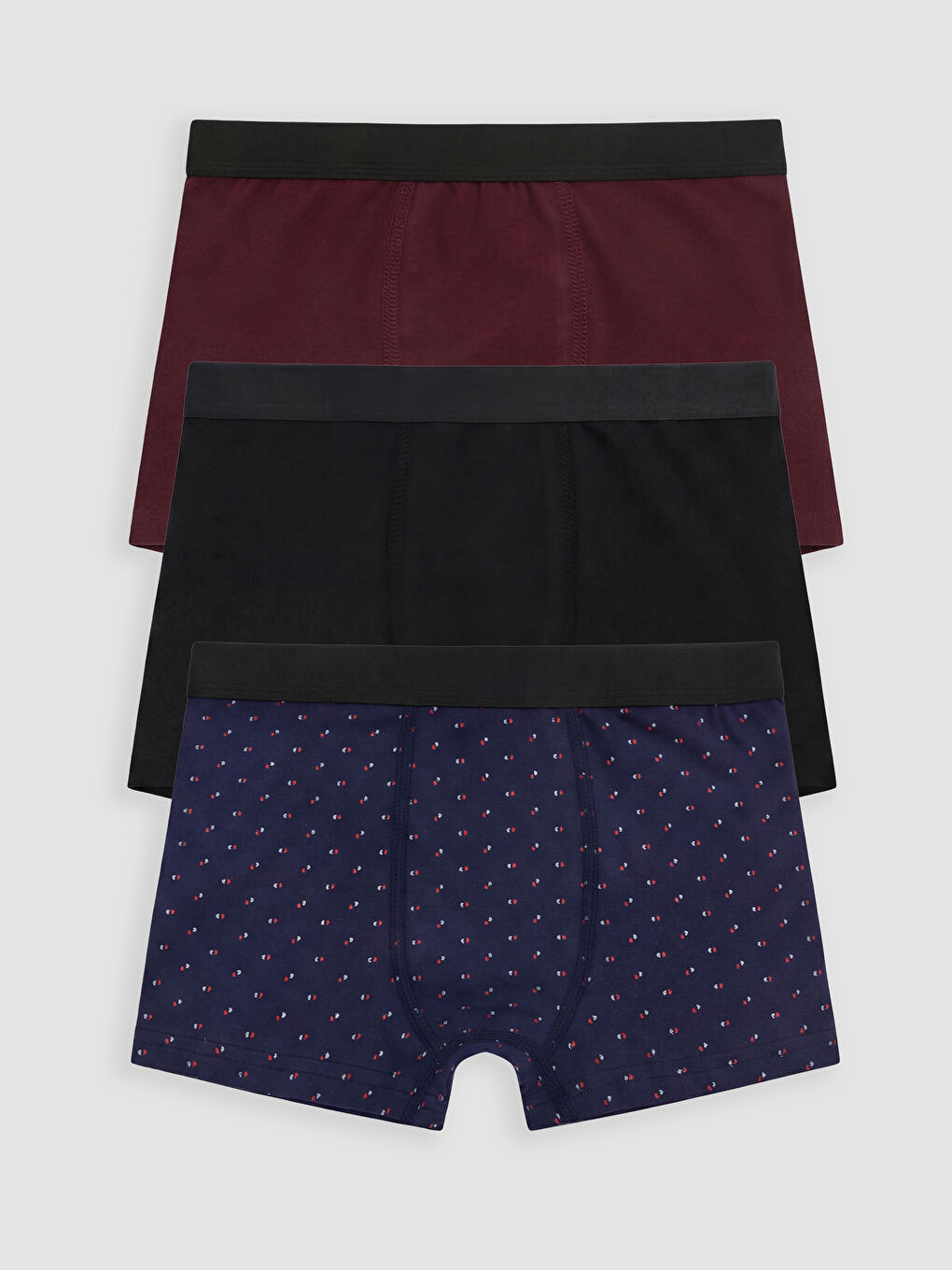 Karışık Baskılı Erkek Çocuk Boxer 3'lü-1