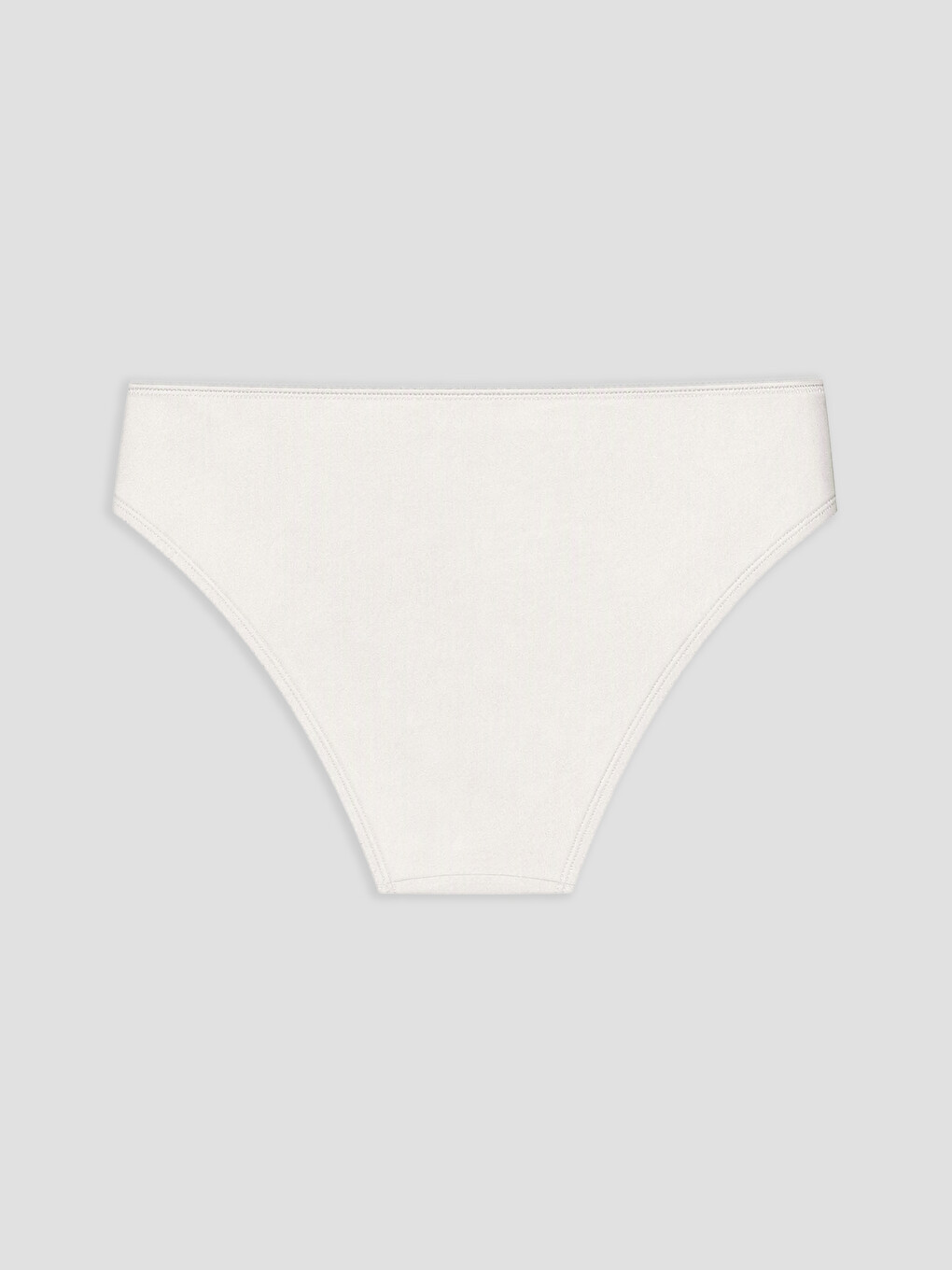Ekru Düz Brazilian Külot-1