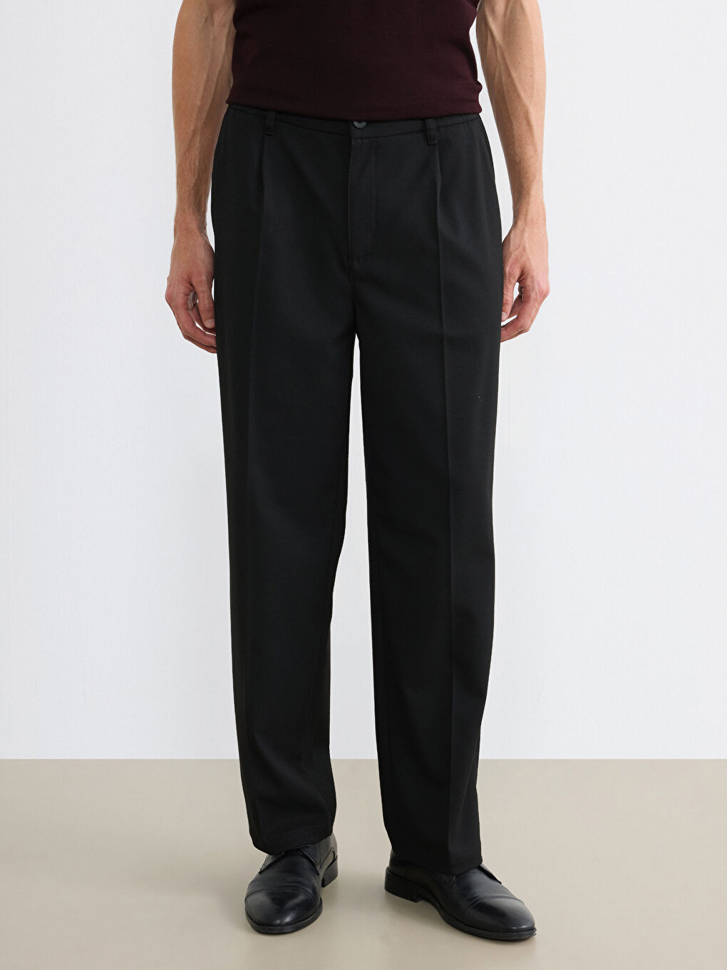 თავისუფალი ჭრის მამაკაცის შარვალი-1