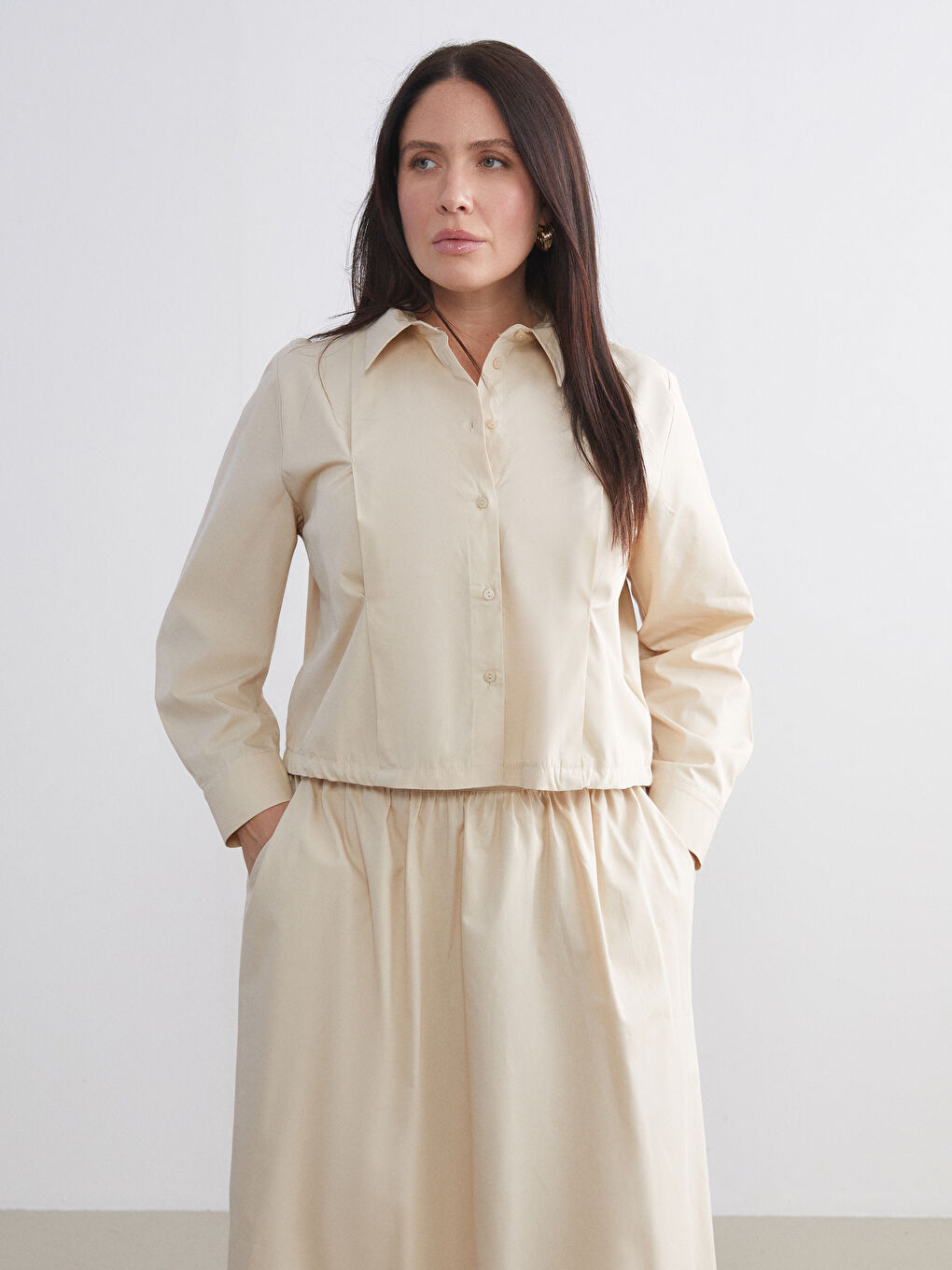 Poplin Women's Shirt-1