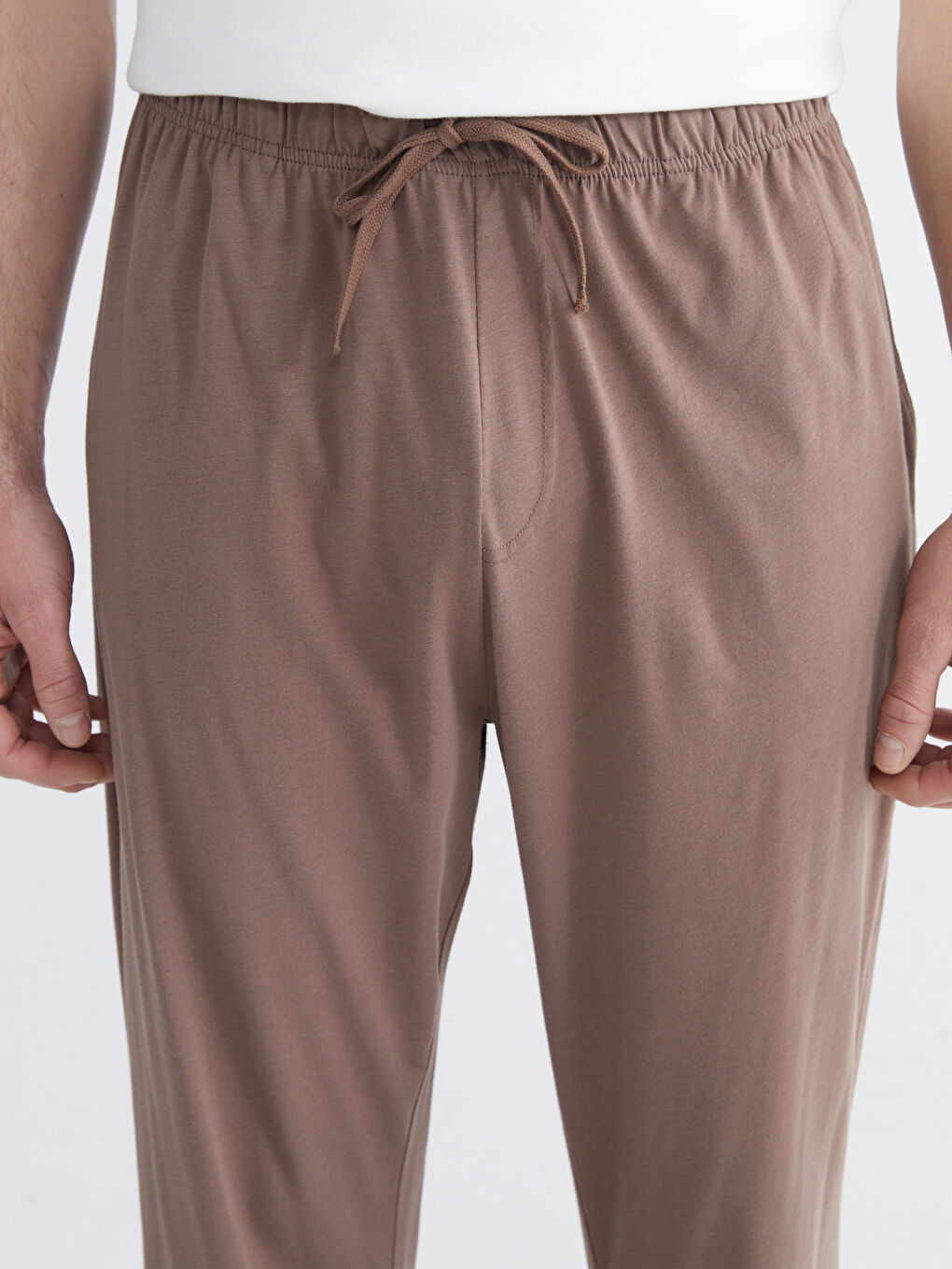 Antrasit Standart Kalıp Erkek Pijama Alt-2