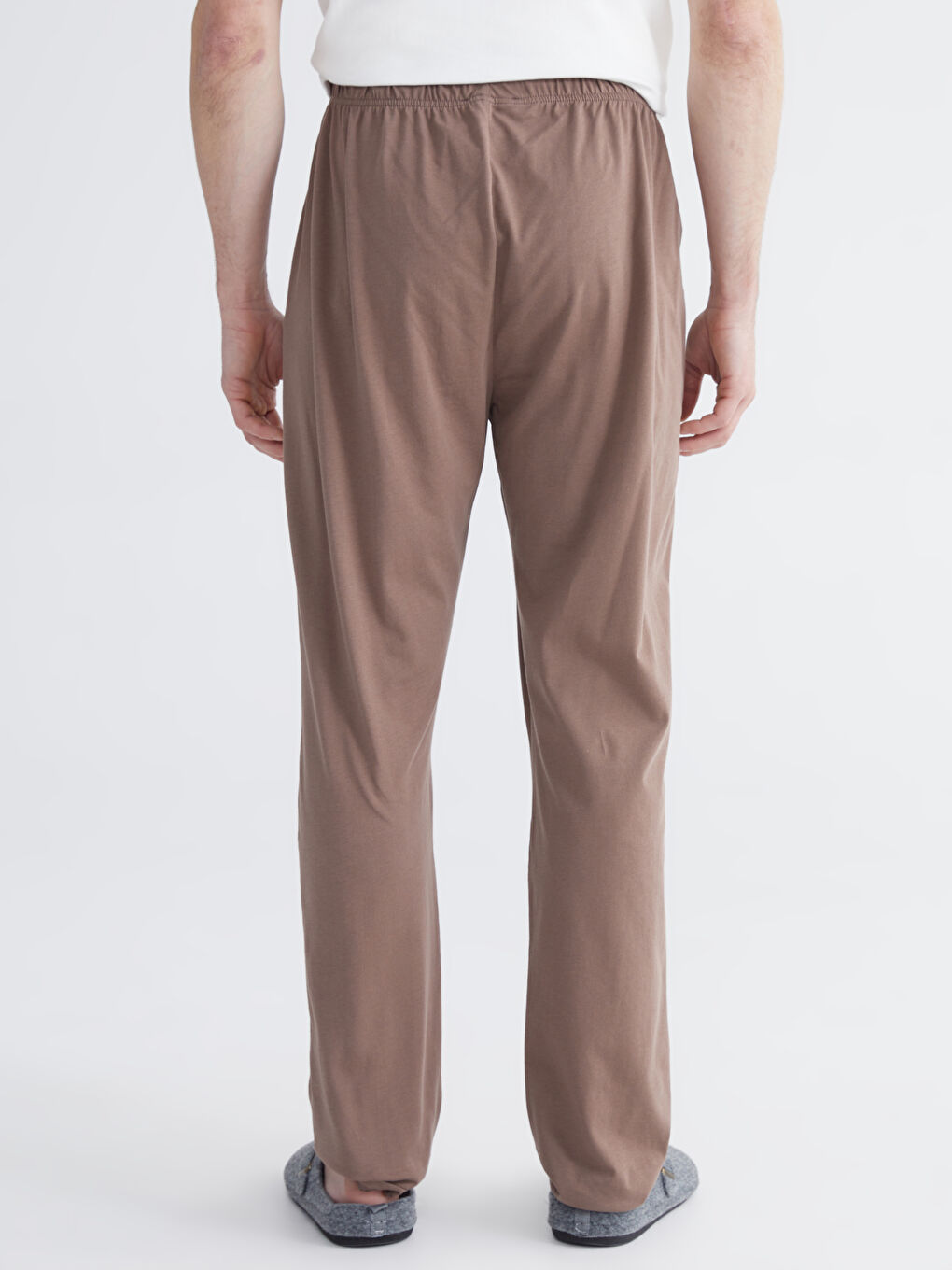 Antrasit Standart Kalıp Erkek Pijama Alt-3