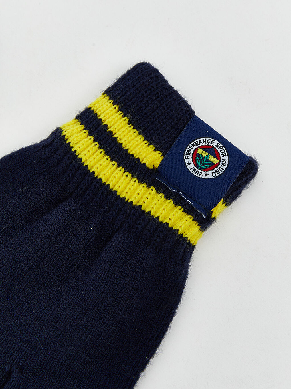 Lacivert Fenerbahe Nakışlı Erkek Çocuk Eldiven-1